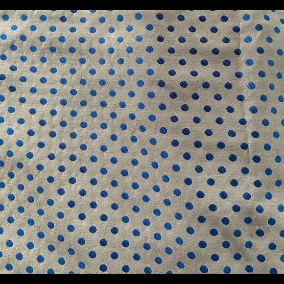 J. Crew Tan Blue Polka Dot The Pencil Skirt Mini Size 00 Petite - Picture 7 of 10